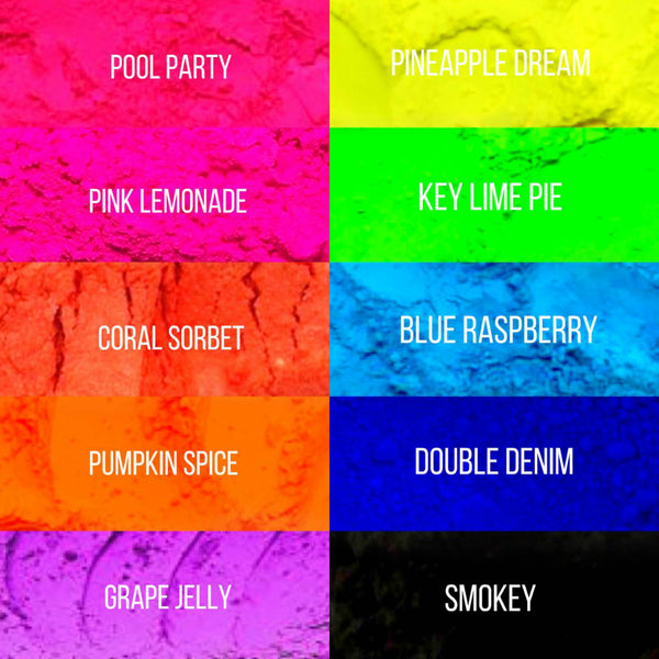 Premium Pure Neon Pigments Bundle